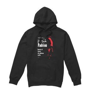 The Godfather Mens Italian Profile Hoodie / Black